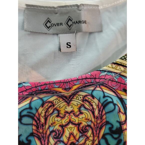Cover Charge Women's Top Multicolor Size Small Polyester Blend Stretch Pullover - Picture 6 of 12